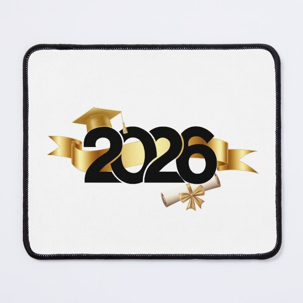 Item preview, Graduate 2026 with Gold Graduation Hat & Gold Ribbon designed and sold by JeweledDesigns.