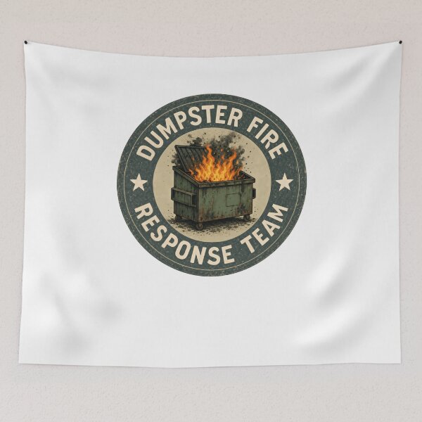 Item preview, Dumpster Fire Response Team Workplace Humor Chaos Professional designed and sold by JonesFlora2025.