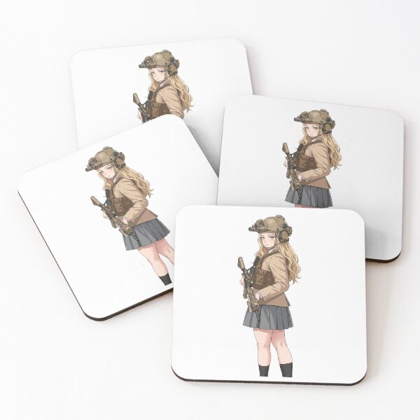 Item preview, Tactical School Girl - Anime Special Ops designed and sold by RAWLIFEGRAPHIC.