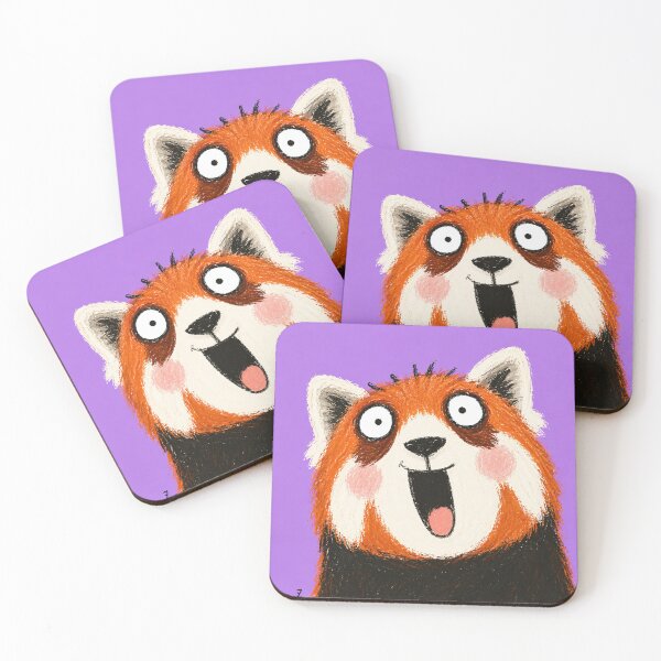 Item preview, Cute Red Panda Cartoon — Fun Animal Sticker & Decor Design designed and sold by 516 Studio.
