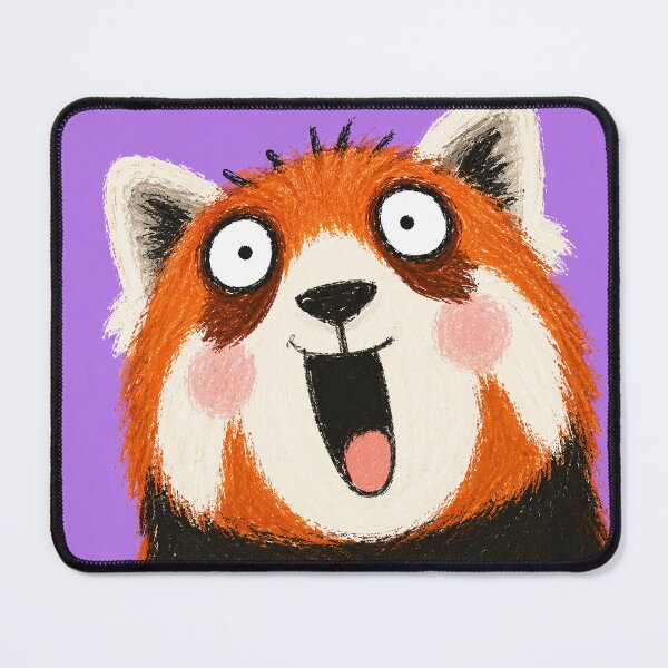 Item preview, Cute Red Panda Cartoon — Fun Animal Sticker & Decor Design designed and sold by 516 Studio.