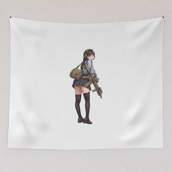 Item preview, Tactical School Girl - Anime Special Ops designed and sold by RAWLIFEGRAPHIC.