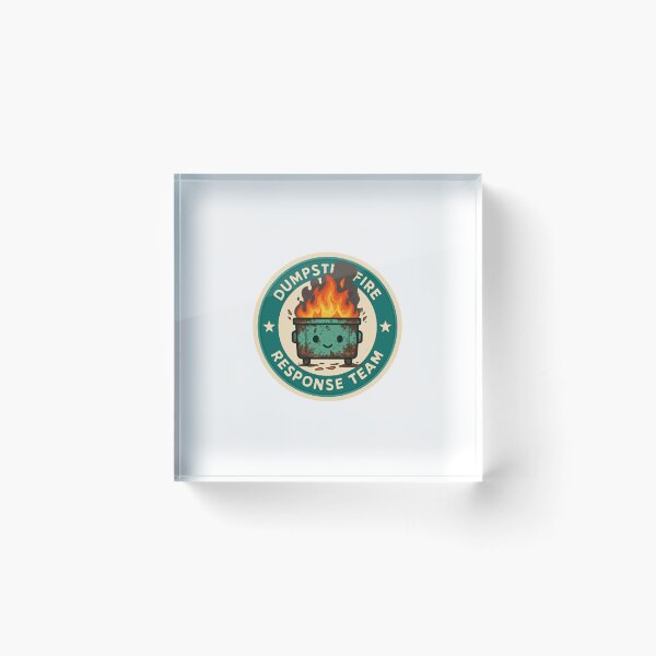 Item preview, Dumpster Fire Response Team Chaos Manager Problem Solver Sarcastic Work Humor designed and sold by JonesFlora2025.