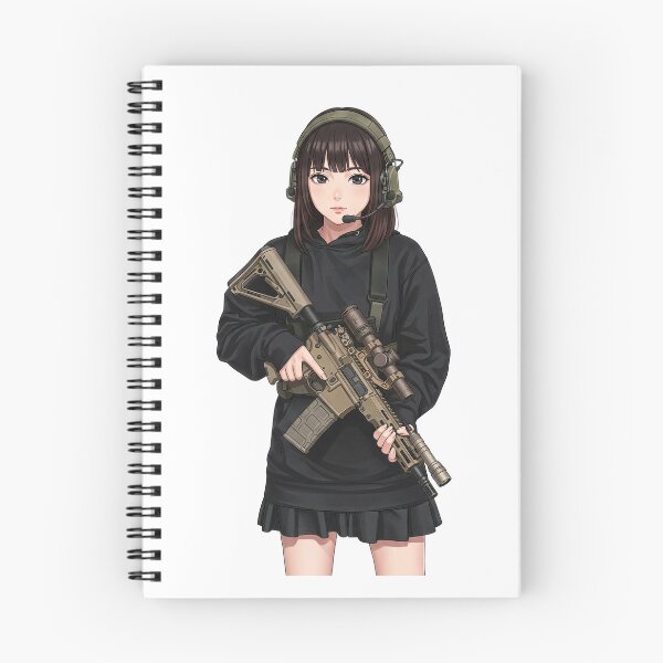Item preview, Tactical School Girl - Anime Special Ops designed and sold by RAWLIFEGRAPHIC.