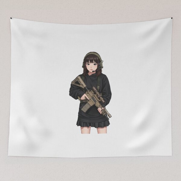 Item preview, Tactical School Girl - Anime Special Ops designed and sold by RAWLIFEGRAPHIC.