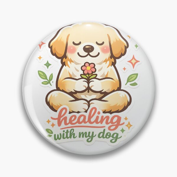 Item preview, Healing With My Dog Cute Emotional Support Design designed and sold by Naviora.