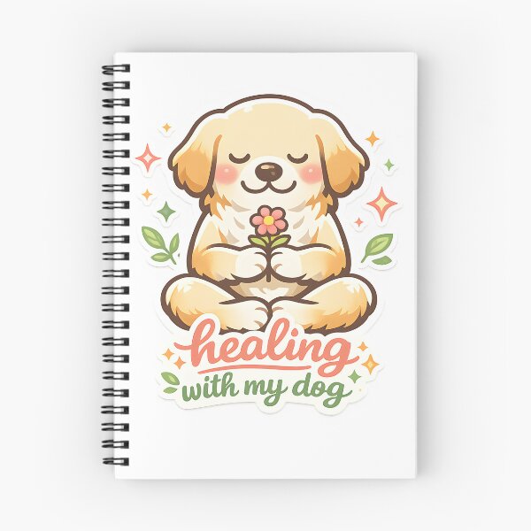Item preview, Healing With My Dog Cute Emotional Support Design designed and sold by Naviora.
