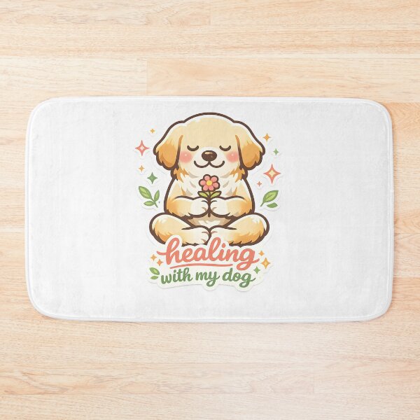 Item preview, Healing With My Dog Cute Emotional Support Design designed and sold by Naviora.