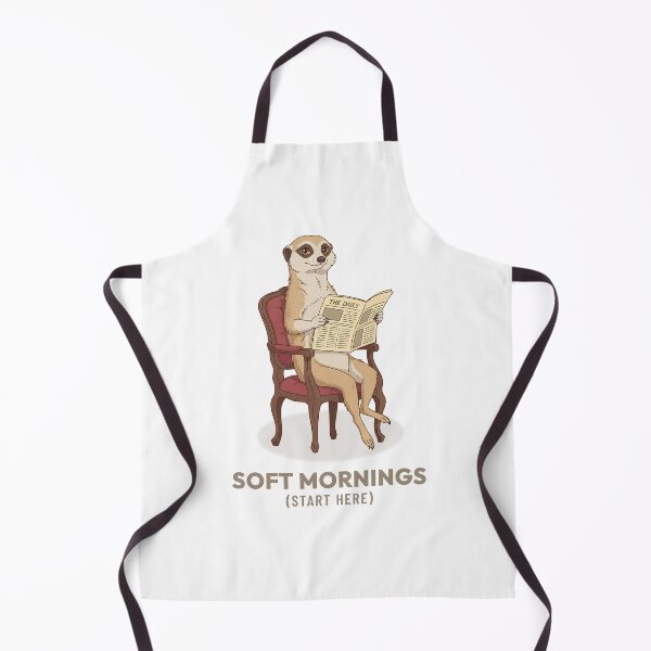 Item preview, Vintage Meerkat Reading Newspaper Cozy Illustration designed and sold by Cozy Vintage Animal.