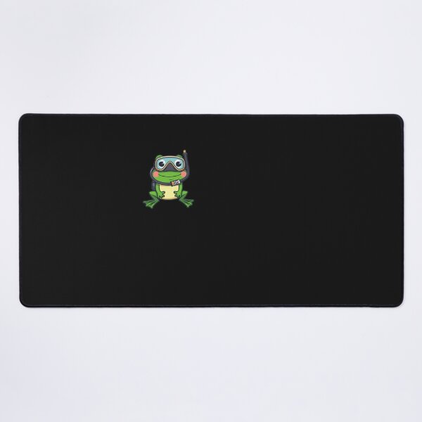 Item preview, Cute Green Frog Scuba Diving - Left Chest Badge Funny Ocean Amphibian designed and sold by islam gamal.