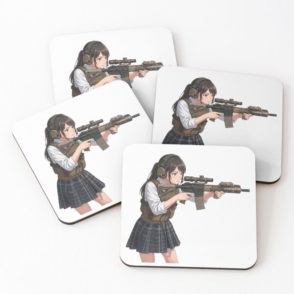 Item preview, Tactical School Girl - Anime Special Ops designed and sold by RAWLIFEGRAPHIC.