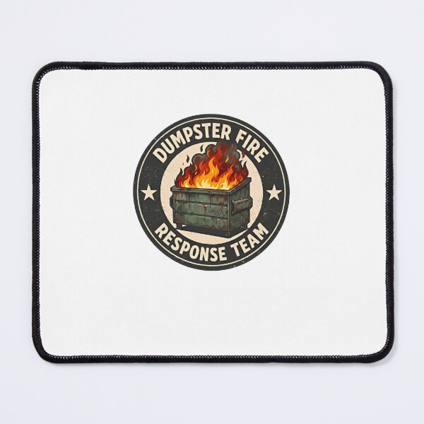 Item preview, Dumpster Fire Response Team Work Humor Problem Solver designed and sold by JonesFlora2025.