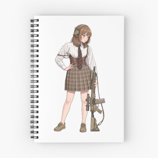 Item preview, Tactical School Girl - Anime Special Ops designed and sold by RAWLIFEGRAPHIC.
