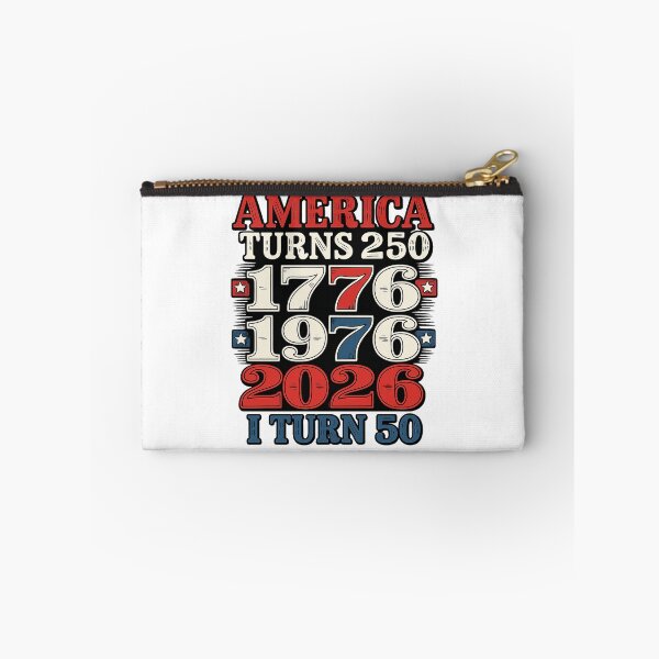 Item preview, America Turns 250 I Turn 50 1776,1976,2026 T-Shirt designed and sold by MerchlyMike.