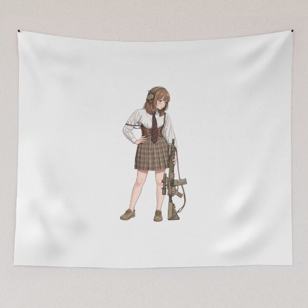 Item preview, Tactical School Girl - Anime Special Ops designed and sold by RAWLIFEGRAPHIC.