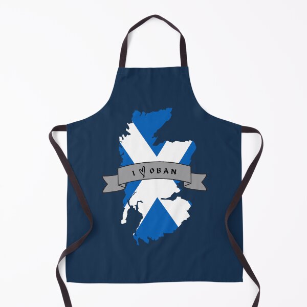 Item preview, I Love Oban on a Scotland Map with Saltire Flag designed and sold by S-and-W-4ever.