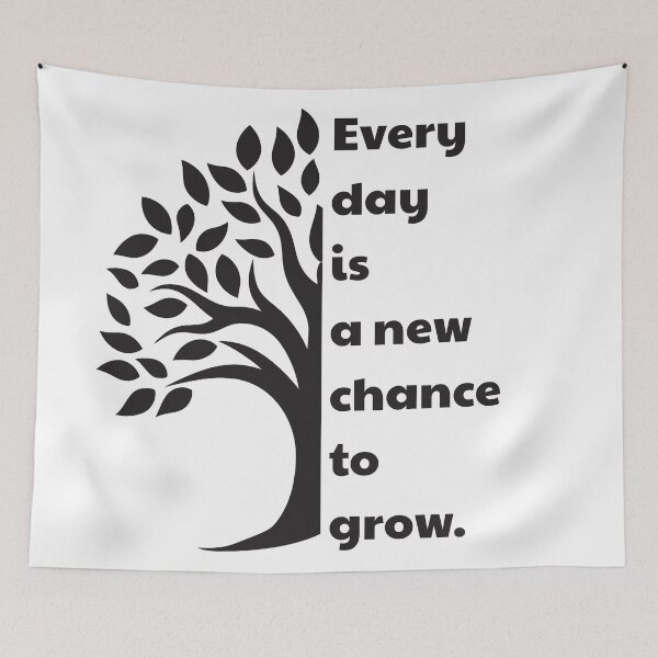 Item preview, Every day is a new chance to grow designed and sold by uunaa.