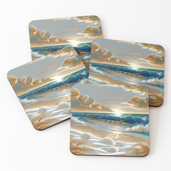 Item preview, Coastal Seashells at Sunset designed and sold by MargaretWiktor.