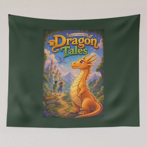Item preview, Magical Dragon Tales: Explore, Imagine, Believe - Fantasy Storybook Adventure designed and sold by Yasmine Mohammed.