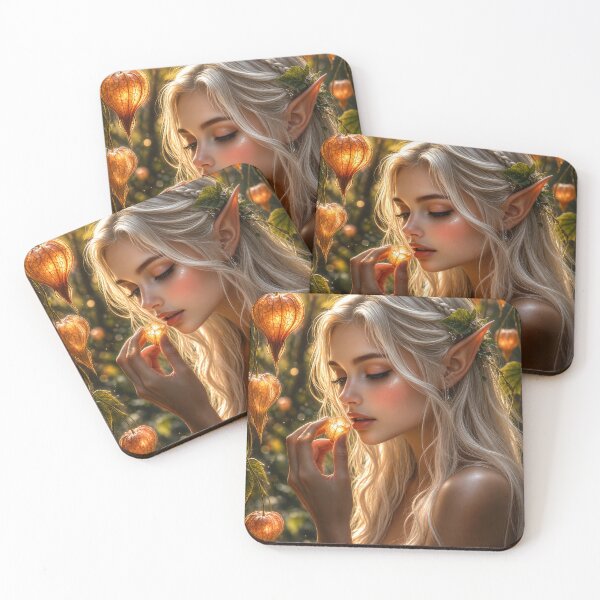 Item preview, Enchanted Elf Fairy | Magical Nature Fantasy Art designed and sold by DrakariArt.