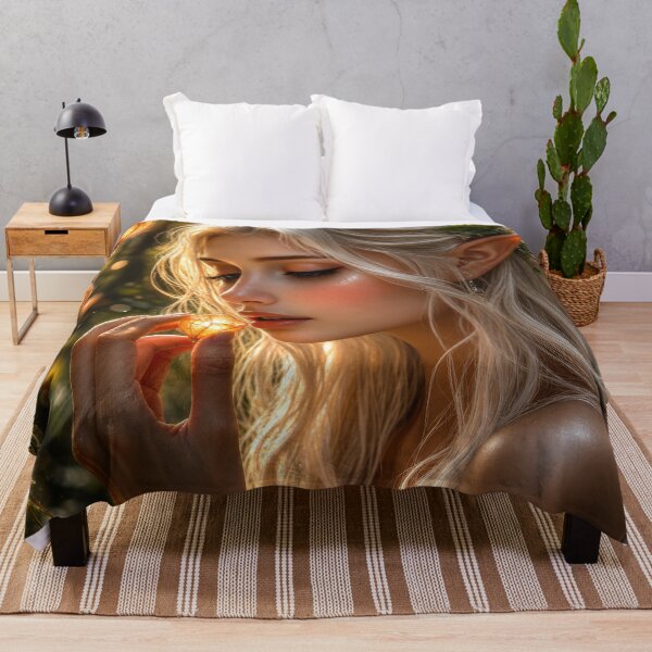 Item preview, Enchanted Elf Fairy | Magical Nature Fantasy Art designed and sold by DrakariArt.