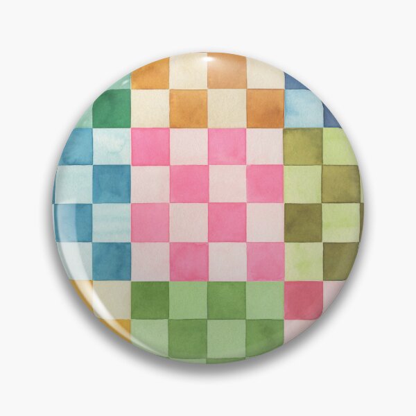 Item preview, Colorful Checkerboard - Multicolored Chess Square Tiles designed and sold by ninoladesign.