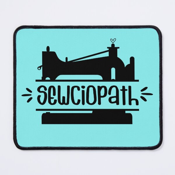 Item preview, Sewciopath Funny Sewing Machine Crafting Design designed and sold by MarigoldandLily.