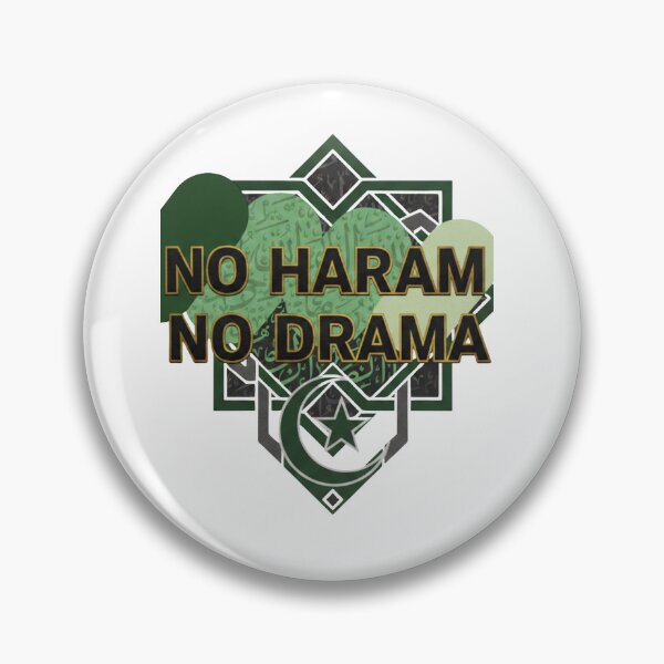 Item preview, No Haram No Drama Funny Muslim T-Shirt Islamic Humor  Gift for Muslim Women Men Halal Vibes Muslim Life designed and sold by Blessedhalal.