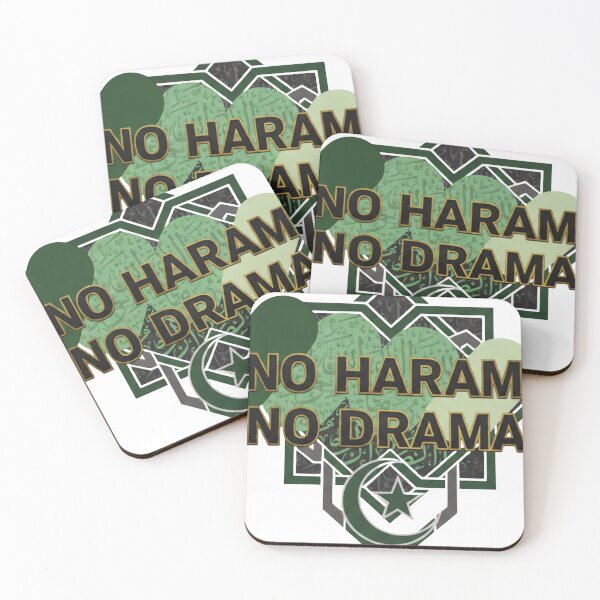 Item preview, No Haram No Drama Funny Muslim T-Shirt Islamic Humor  Gift for Muslim Women Men Halal Vibes Muslim Life designed and sold by Blessedhalal.