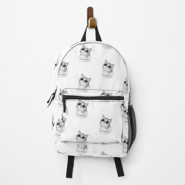 Item preview, Black and White Hipster Cat – Viral Aesthetic Art designed and sold by ChaoticCatIlust.