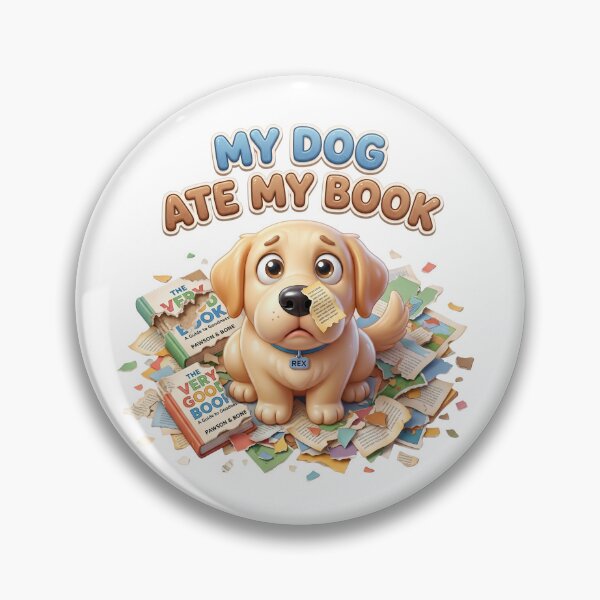 Item preview, My Dog Ate My Book Funny Dog Book Lover designed and sold by pradeepvisuals.