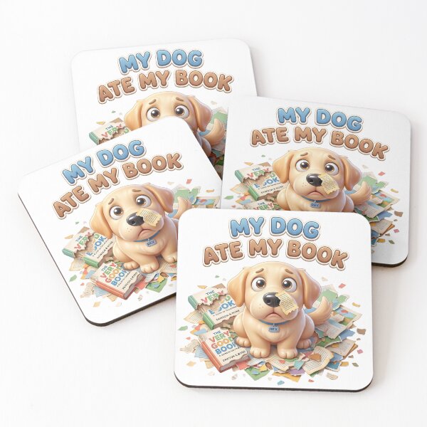 Item preview, My Dog Ate My Book Funny Dog Book Lover designed and sold by pradeepvisuals.
