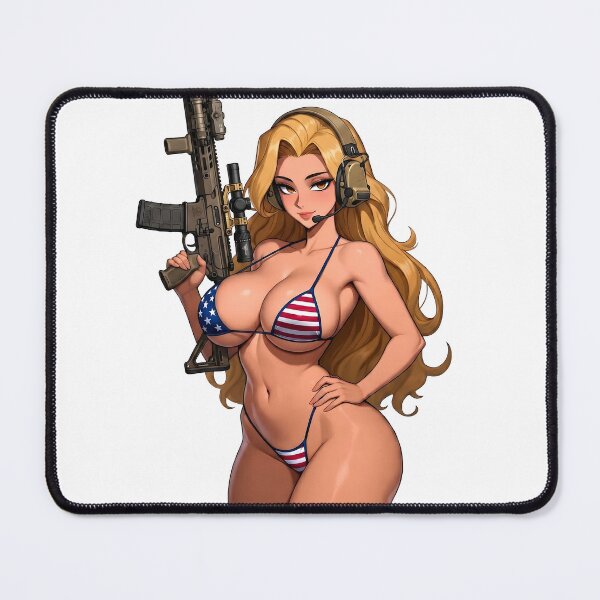 Item preview, American Gun Girl by RAWLIFEGRAPHIC designed and sold by RAWLIFEGRAPHIC.