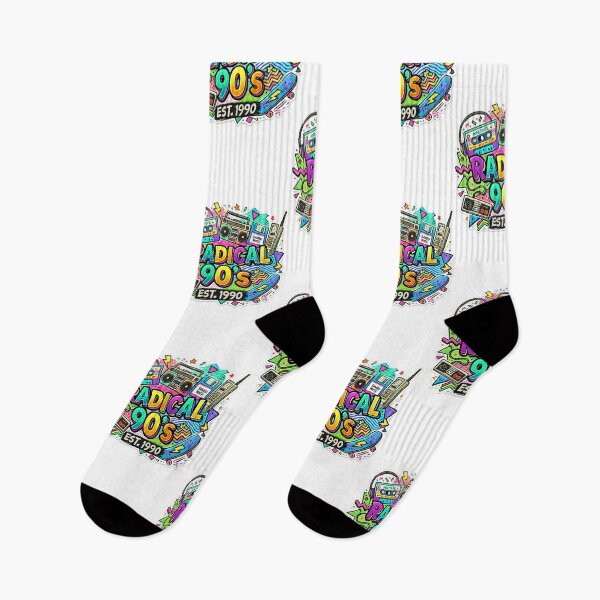 Item preview, Radical 90s Retro Sticker Design | Vintage Neon Aesthetic Graphic designed and sold by arifali786.