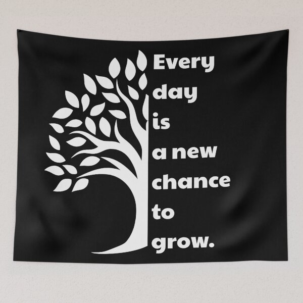 Item preview, Every day is a new chance to grow designed and sold by uunaa.