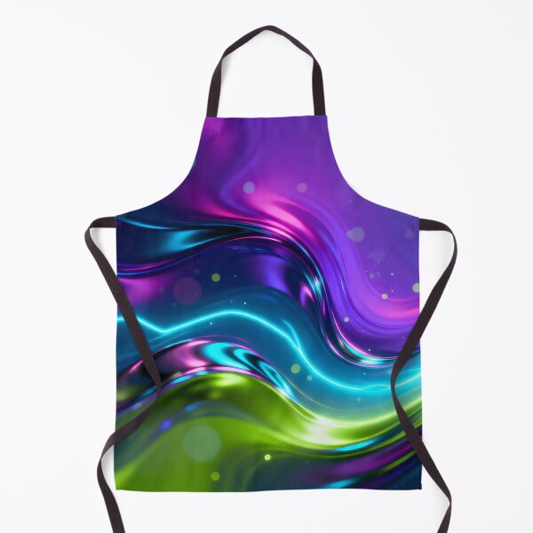 Item preview, Vibrant Neon Fluid Swirls Abstract Pattern designed and sold by Paulocdias.