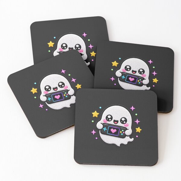 Item preview, Cute Ghost Gamer Embroidery Patch Cute Kawaii designed and sold by ColorSplash123.