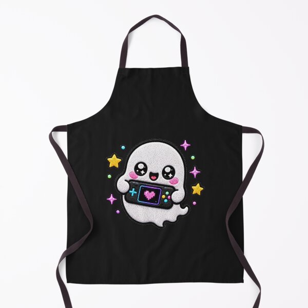 Item preview, Cute Ghost Gamer Embroidery Patch Cute Kawaii designed and sold by ColorSplash123.