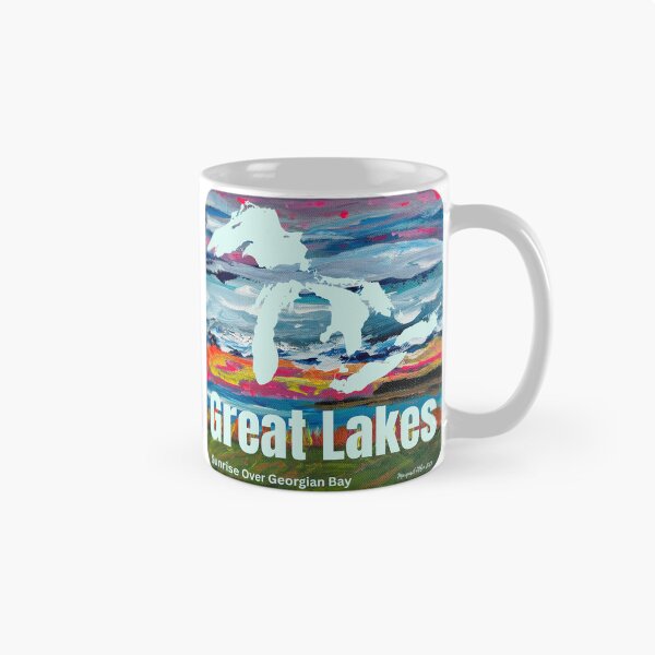 Item preview, Great Lakes “Sunrise Over Georgian Bay” Wearable Art - Canadian Artist Designed designed and sold by greatlakesimage.