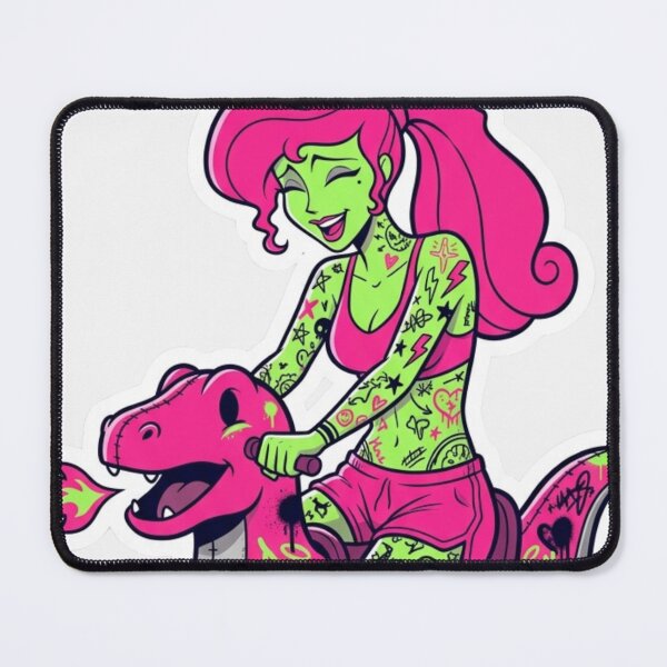Item preview, Dino-Rider With a Graffiti Problem (and Zero Regrets) designed and sold by Print Fiction.