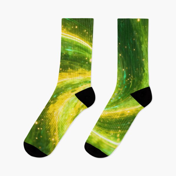 Item preview, Vibrant Green Yellow Abstract Cosmic Vortex designed and sold by Paulocdias.