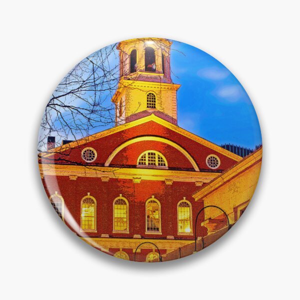 Item preview, Faneuil Hall at Dusk Boston Massachusetts, Digital Illustration designed and sold by AMacGPhilly.