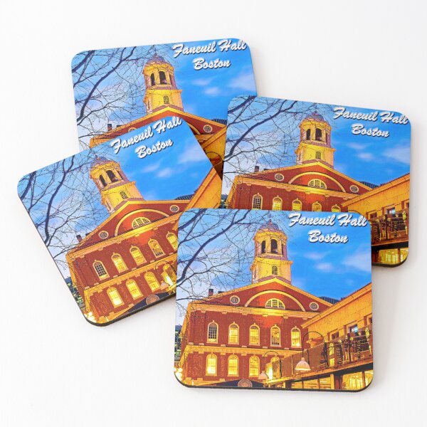 Item preview, Faneuil Hall at Dusk Boston Massachusetts, Digital Illustration designed and sold by AMacGPhilly.