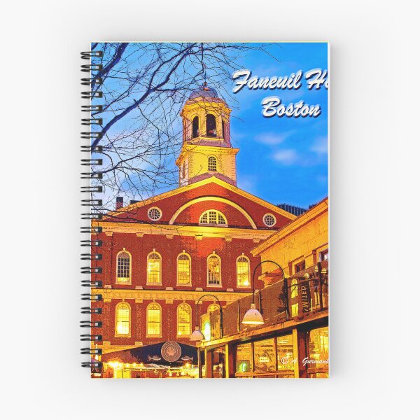 Item preview, Faneuil Hall at Dusk Boston Massachusetts, Digital Illustration designed and sold by AMacGPhilly.