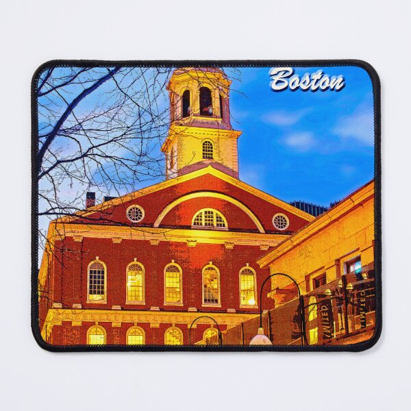 Item preview, Faneuil Hall at Dusk Boston Massachusetts, Digital Illustration designed and sold by AMacGPhilly.