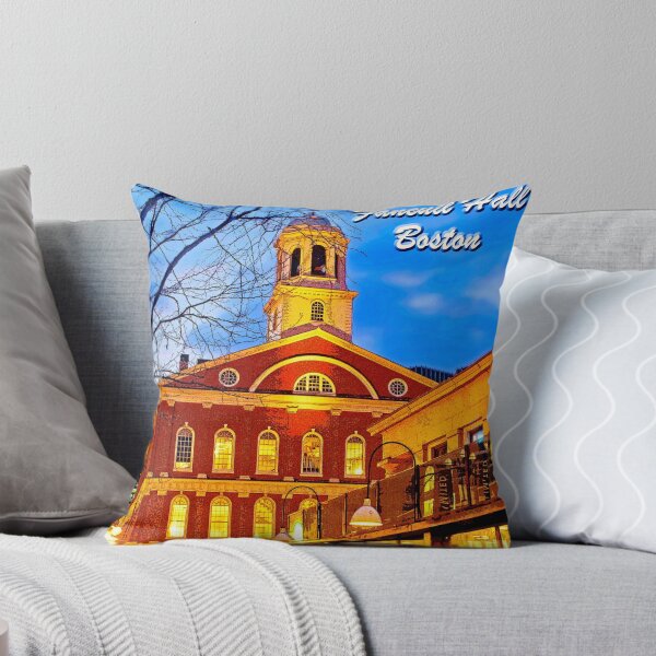 Item preview, Faneuil Hall at Dusk Boston Massachusetts, Digital Illustration designed and sold by AMacGPhilly.