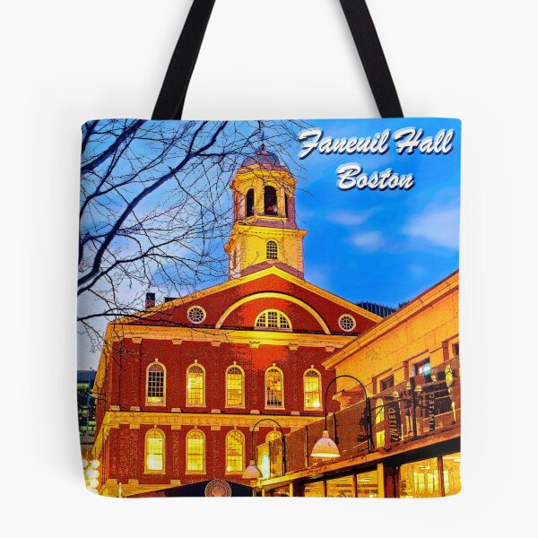 Item preview, Faneuil Hall at Dusk Boston Massachusetts, Digital Illustration designed and sold by AMacGPhilly.