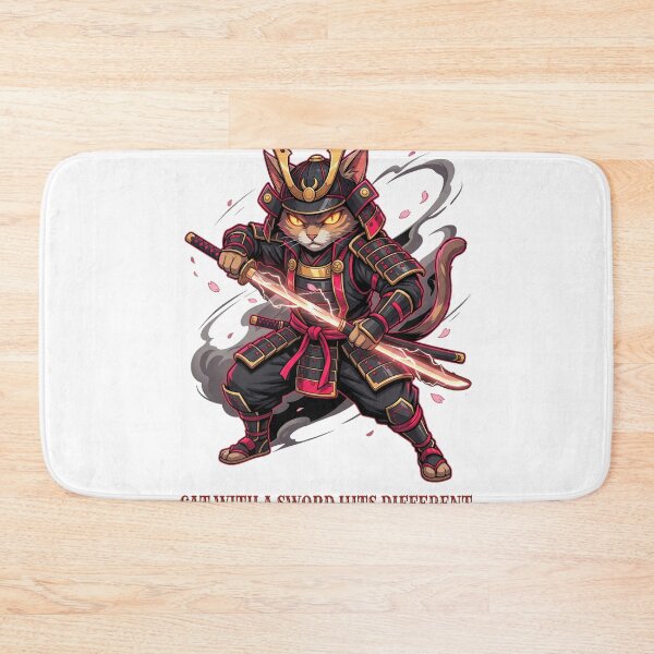 Item preview, Cat With a Sword Hits Different designed and sold by The Quiet Thicket.