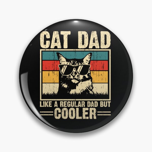 Item preview, Cat Dad Like A Regular Dad But Cooler Father Pet Owner Gift designed and sold by 76Valeria.