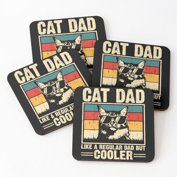 Item preview, Cat Dad Like A Regular Dad But Cooler Father Pet Owner Gift designed and sold by 76Valeria.